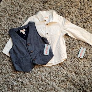 Toddler Dress Shirt & Vest